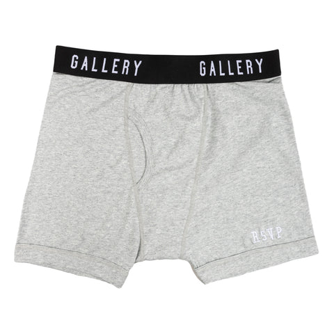 RSVP Gallery Boxer Briefs , Grey/Black
